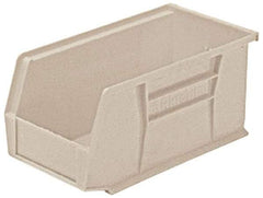Akro-Mils - 30 Lb. Load Capacity, 10-7/8" Deep, Gray Polymer Hopper Stacking Bin - 5" High x 5-1/2" Wide x 10-7/8" Long - Exact Industrial Supply