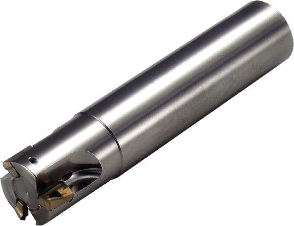 Kyocera - 32mm Cut Diam, 15.7mm Max Depth of Cut, 63mm OAL, Indexable Square Shoulder End Mill - BDGT 1704, BDMT 1704 Inserts, M16 Modular Connection, 90° Lead Angle, Through Coolant - Exact Industrial Supply