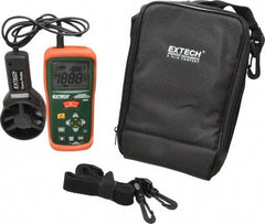 Extech - 0.4 to 30 m/Sec Air CFM and CMM Thermo Anemometer - 140°F Max - Exact Industrial Supply