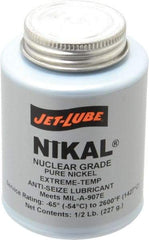 Jet-Lube - 0.5 Lb Can Extreme Temperature Anti-Seize Lubricant - Nickel, -65 to 2,600°F, Gray, Nuclear Grade - Exact Industrial Supply