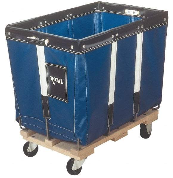 Royal Basket Trucks - 36" Long x 24" Wide x 31" High, Red Vinyl Replacement Liner - Use with Royal - 10 Bushel Capacity Basket Trucks - Exact Industrial Supply