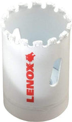 Lenox - 1-3/8" Diam, 1-5/8" Cutting Depth, Hole Saw - Carbide Grit Saw, Gulleted Edge - Exact Industrial Supply