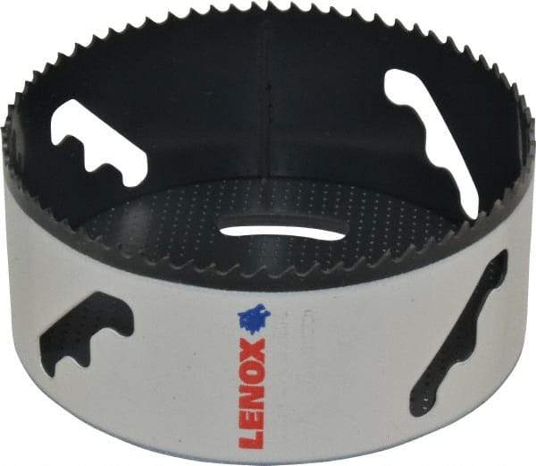 Lenox - 4-5/8" Diam, 1-1/2" Cutting Depth, Hole Saw - Bi-Metal Saw, Toothed Edge - Exact Industrial Supply