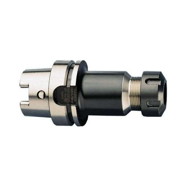 HAIMER - 0.02" to 0.39" Capacity, 6.3" Projection, HSK100A Hollow Taper, ER16 Collet Chuck - 0.0001" TIR - Exact Industrial Supply