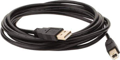 Tripp-Lite - 10' Long, USB A/B Computer Cable - Black, Male x Male - Exact Industrial Supply