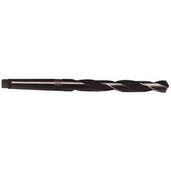 Interstate - 3-1/4", 5MT 118° Point High Speed Steel Taper Shank Drill Bit - Exact Industrial Supply