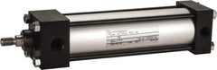 Norgren - 6" Stroke x 2" Bore Single Acting Air Cylinder - 3/8 Port, 7/16-20 Rod Thread, 250 Max psi, -20 to 200°F - Exact Industrial Supply