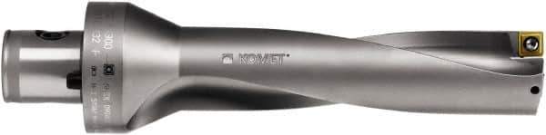 Komet - 162mm Max Drill Depth, 3xD, 54mm Diam, Indexable Insert Drill - 4 Inserts, ABS 63 Modular Connection Shank - Exact Industrial Supply