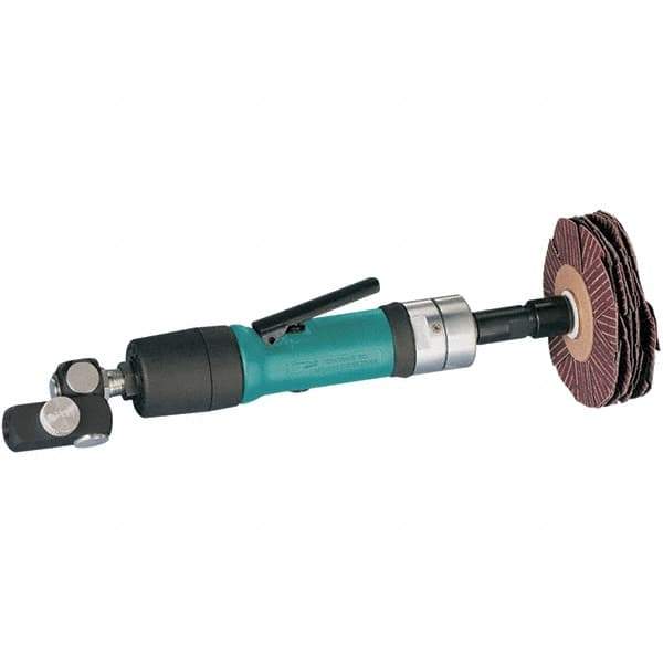 Dynabrade - 0.4 hp, 3,200 RPM Finishing Sander - 22 CFM Air Consumption, 6.21 bar Air Pressure, 1/4 NPT Inlet - Exact Industrial Supply