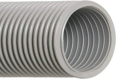 Hi-Tech Duravent - 3" ID, 10 Hg Vac Rating, 8 psi, EVA Vacuum & Duct Hose - 25' Long, Gray, 5" Bend Radius, -65 to 140°F - Exact Industrial Supply