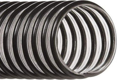 Hi-Tech Duravent - 3" ID, 24 Hg Vac Rating, 20 psi, PVC Vacuum & Duct Hose - 25' Long, Clear, 2-1/2" Bend Radius, -20 to 150°F - Exact Industrial Supply