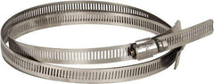 Hi-Tech Duravent - Stainless Steel Hose Clamp - 1/2" Wide x 0.02" Thick, 14" Hose, 13-1/4 to 14-3/4" Diam - Exact Industrial Supply