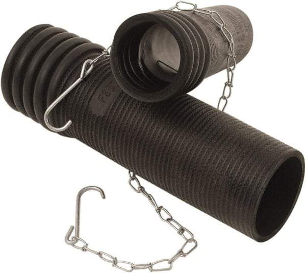 Hi-Tech Duravent - 2" ID Custom EPDM Tailpipe Adapter - 15" Long - Exact Industrial Supply