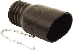Hi-Tech Duravent - 3" ID Custom EPDM Twin Tailpipe Adapter - 8" Long - Exact Industrial Supply
