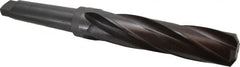 Interstate - 2-1/4" Diam, 4 Flute, High Speed Steel 5MT Shank Core Drill - Exact Industrial Supply