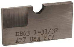 APT - 1-31/32 Inch Diameter, 3/16 Inch Thick, High Speed Steel Auxiliary Pilot Blade - Series D, DX15 Auxiliary Pilot Required - Exact Industrial Supply