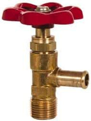 Eaton - 3/8" Pipe, Steel Shutoff Drain Cock & Shutoff Valve - 3/8 Thread, 150 Max psi - Exact Industrial Supply
