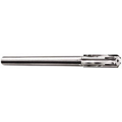 Made in USA - 1.1281 to 1.1905" Diam, 1" Diam Shank, 2-7/8" Flute, Semi Finish Semi Ground Chucking Reamer - Exact Industrial Supply