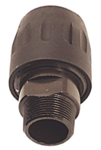 Transair - 1/2 Male NPT, 7/8" ID, Air Hose Male Connector - 232 Max psi, 2-3/4" Long, Plastic - Exact Industrial Supply