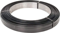 Made in USA - 2,688' Long x 1/2" Wide, Oscillated Coil Steel Strapping - 1,300 Lb Capacity, 0.023" Thick - Exact Industrial Supply