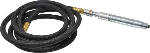 Ingersoll-Rand - 1/8" Collet, Straight Handle, Straight Air Die Grinder - 60,000 RPM, Front Exhaust, 5.93 CFM, 0.1 hp - Exact Industrial Supply