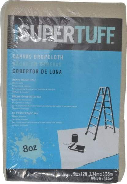 TRIMACO - Heavyweight 8 oz Canvas Drop Cloth - 12' x 9' - Exact Industrial Supply