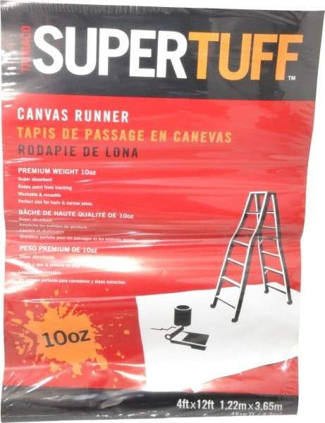 TRIMACO - Extra Heavyweight 10 oz Canvas Drop Cloth - 12' x 4' - Exact Industrial Supply