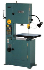 Enco - 18" Throat Capacity, Variable Speed Pulley Vertical Bandsaw - 1 hp - Exact Industrial Supply