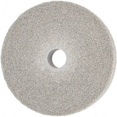 3M - 6" Diam, 1" Face Width, 1" Center Hole, Medium Grade, Aluminum Oxide Deburring Wheel - Convolute, Hard Density 8 Grade, 6,000 RPM - Exact Industrial Supply