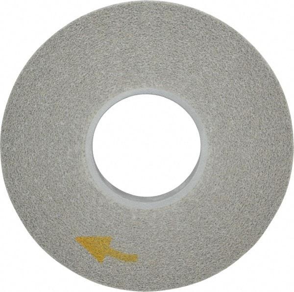 3M - 8" Diam, 1" Face Width, 3" Center Hole, Medium Grade, Aluminum Oxide Deburring Wheel - Convolute, Hard Density 8 Grade, 4,500 RPM - Exact Industrial Supply