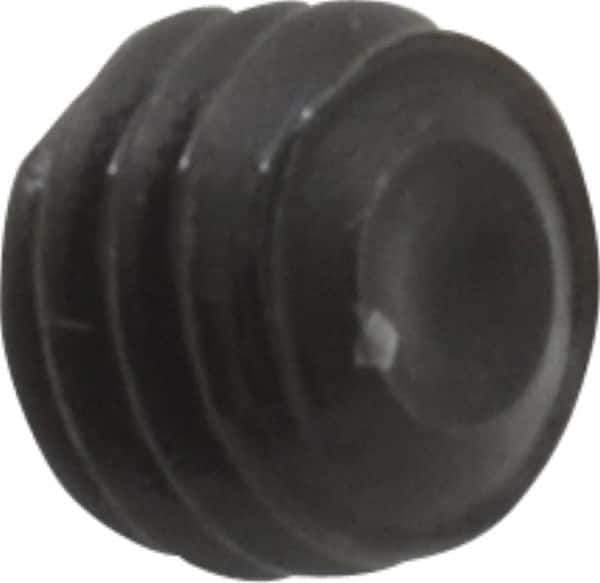 Value Collection - #10-32 UNF, 1/8" OAL, Cup Point Set Screw - Grade 8 Alloy Steel, 3/32" Key - Exact Industrial Supply