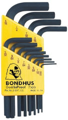 Bondhus - 12 Piece L-Key Hex Key Set - Exact Industrial Supply