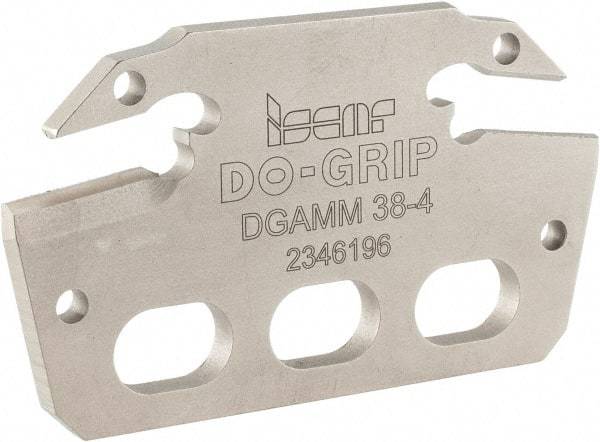 Iscar - Right Hand, 0.157 Inch Insert Width, Indexable Cutoff and Grooving Support Blade - DGAMM38-4 BLADE - Exact Industrial Supply