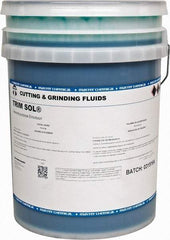 Master Fluid Solutions - Trim SOL, 5 Gal Pail Cutting & Grinding Fluid - Water Soluble, For Grinding, Turning - Exact Industrial Supply