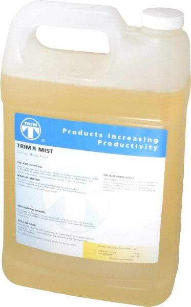 Master Fluid Solutions - Trim Mist, 1 Gal Bottle Cutting & Grinding Fluid - Synthetic, For Milling - Exact Industrial Supply