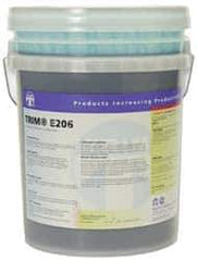 Master Fluid Solutions - Trim E206, 1 Gal & 5 Gal Bottle/Pail Cutting & Cleaning Fluid - Water Soluble - Exact Industrial Supply