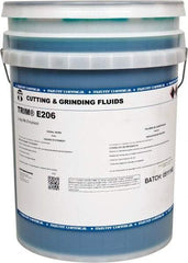 Master Fluid Solutions - Trim E206, 5 Gal Pail Cutting & Grinding Fluid - Water Soluble, For Gear Hobbing, Heavy-Duty Broaching, High Speed Turning - Exact Industrial Supply