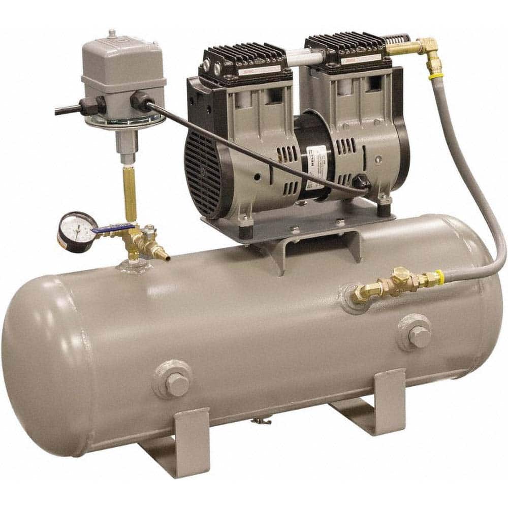 Welch - 1/2 HP Rotary Vane Vacuum Pump - Exact Industrial Supply