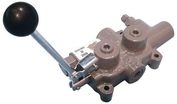 Prince - 20 GPM 3/4 Inlet Cast Iron Hydraulic Control Valve - 4-1/4" Wide x 12-1/4" Long - Exact Industrial Supply