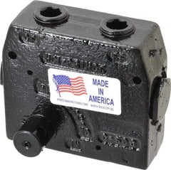 Prince - 30 GPM 3/4 Inlet Cast Iron Hydraulic Control Valve - 4-1/8" High x 4-5/8" Wide x 3-11/32" Long - Exact Industrial Supply