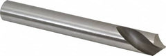 Interstate - 1" Body Diam, 90°, 8" OAL, High Speed Steel Spotting Drill - Exact Industrial Supply