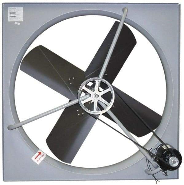 TPI - 48" Blade, 1 hp, 21,500 Max CFM, Exhaust Fan - 15 Amps, 115 Volts, 1 Speed - Exact Industrial Supply