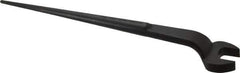 Proto - 1-1/16" Standard Spud Handle Open End Wrench - 17-1/4" OAL, Single End, Black Finish - Exact Industrial Supply