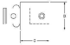 Parlec - PC2 Inside, PC2 Outside Modular Connection, Boring Head Shank Extension - 1.18 Inch Projection, 0.94 Inch Nose Diameter - Exact Industrial Supply