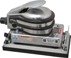 Ingersoll-Rand - 8,000 OPM, 12 CFM Air Consumption, Palm Air Orbital Sander - Rectangular Pad, 1/4 NPT Inlet - Exact Industrial Supply