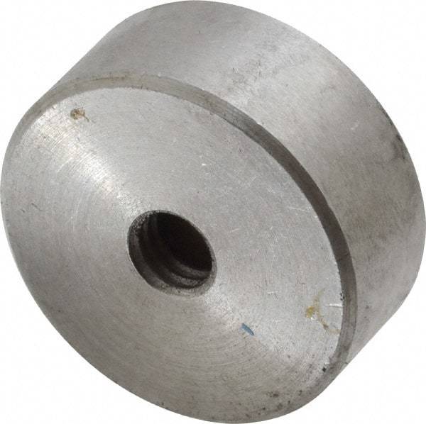 Mag-Mate - 5/16-18 Thread, 1-1/4" Diam, 1/2" High, 68 Lb Average Pull Force, Neodymium Rare Earth Pot Magnet - 0.15" Deep Tapped Hole, Steel Pot, Uninsulated - Exact Industrial Supply