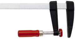 Bessey - 1/2" Pipe, 1-1/2" Throat Depth, 1-1/2" Clamp Face, H Style Pipe Clamp - Exact Industrial Supply