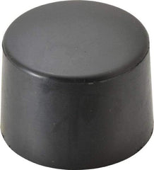 Vaughan Bushnell - 2" Face Diam, Grade Soft, Black Soft Face Hammer Tip - Rubber - Exact Industrial Supply