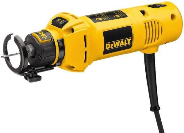 DeWALT - 1/8 and 1/4 Inch Collet, 30,000 RPM, Spiral Saw - 5 Amps - Exact Industrial Supply