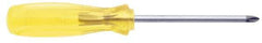 Urrea - #2, 12" OAL, Standard Phillips Screwdriver - 8" Handle Length, Round Shank, Acetate Handle - Exact Industrial Supply